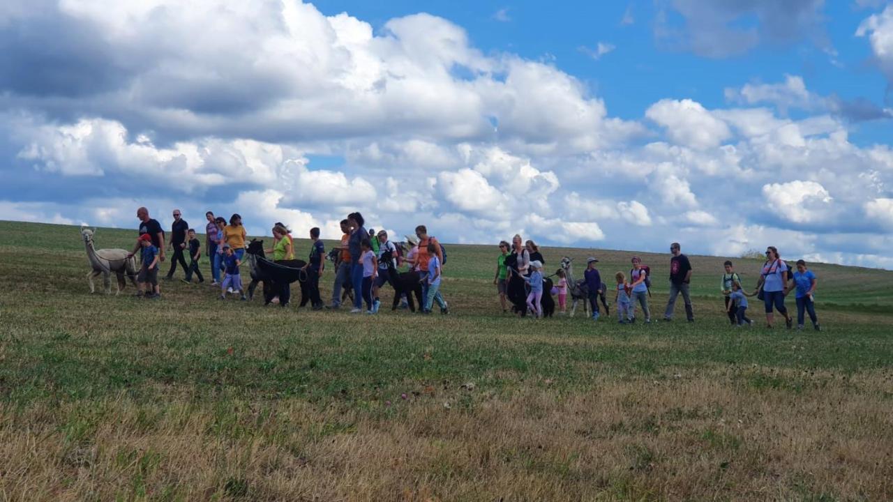 Lana Salta Alpakas - Gemuetliche Ferienwohnungen Auf Dem Bauernhof Murrhardt Esterno foto